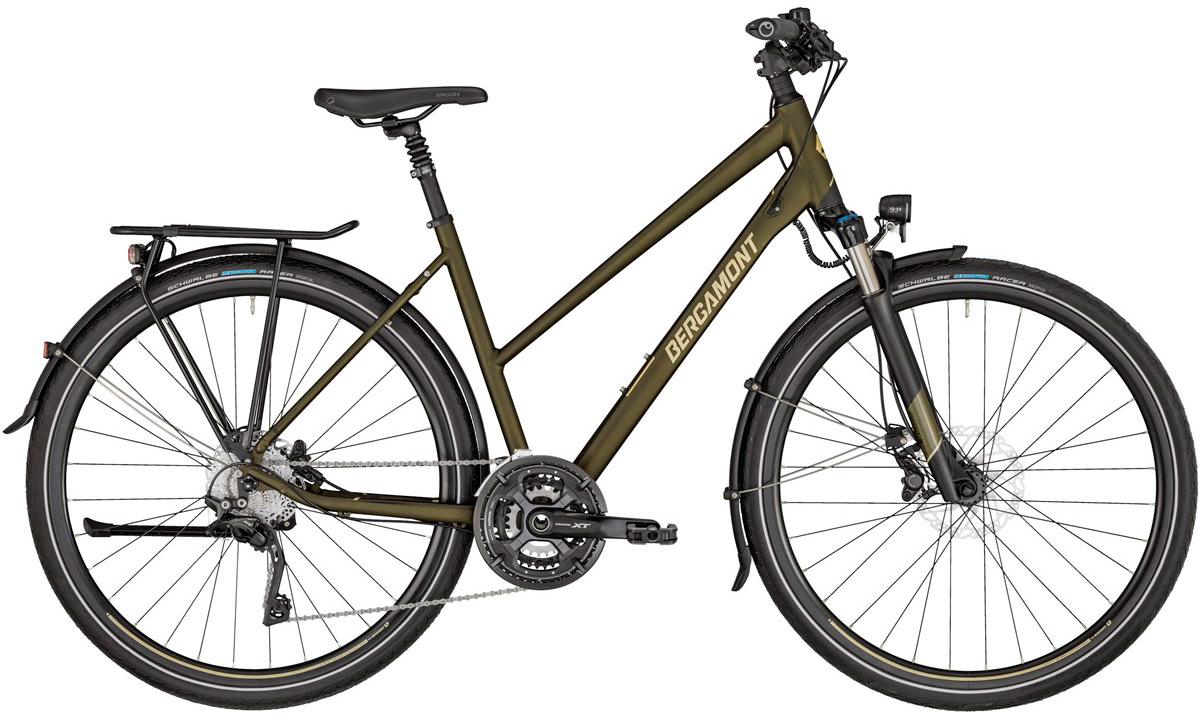 Фотографія Велосипед 28" BERGAMONT HORIZON 9 LADY (2020) 2020 Сіро-зелений 